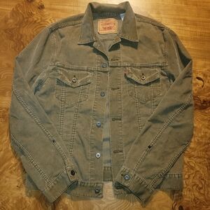 Levi’s Tan Corduroy Trucker Jacket | Size Large